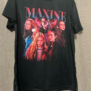 Maxine Black Graphic Women's Top
